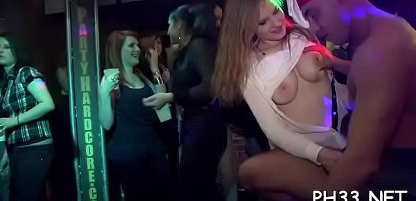  Yong cuties in club are happy to fuck